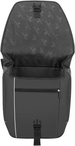 Himiway 30L Foldable Bike Bags for Rear Rack Bike Double Panniers for Cargo Rack IP65 Waterproof Bicycle Trunk Bag Reflective Strips & Adjustable Straps & Carrying Handle Pannier Fit Most Bike Rack in Saudi Arabia
