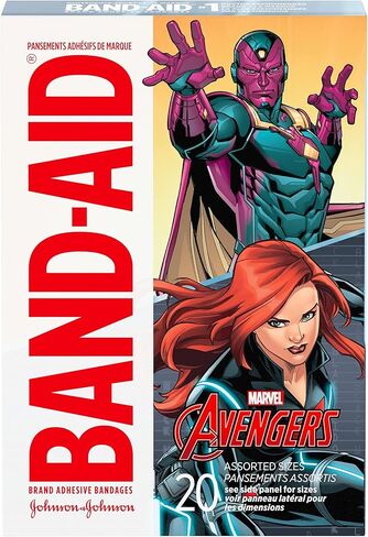 Band-Aid Brand Adhesive Bandages for Minor Cuts and Scrapes, Featuring Disney Frozen Characters, Assorted Sizes 20 ct in Kuwait