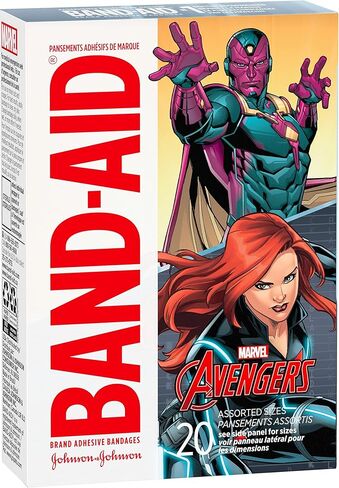 Band-Aid Brand Adhesive Bandages for Minor Cuts and Scrapes, Featuring Disney Frozen Characters, Assorted Sizes 20 ct in Kuwait
