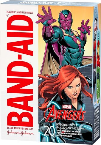 Band-Aid Brand Adhesive Bandages for Minor Cuts and Scrapes, Featuring Disney Frozen Characters, Assorted Sizes 20 ct in Kuwait