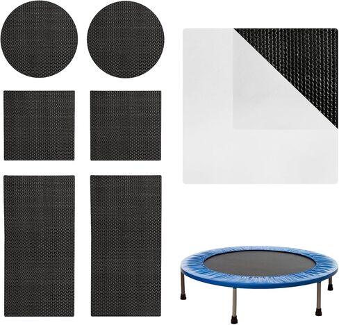 طقم إصلاح رقعة الترامبولين ذاتية اللصق، 3 أنماط من الرقع، ملحقات الترامبولين لإصلاح التمزقات أو الثقوب في سجادات الترامبولين in Kuwait