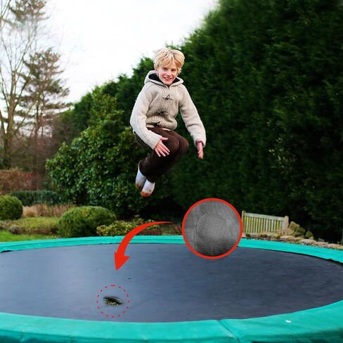 طقم إصلاح رقعة الترامبولين ذاتية اللصق، 3 أنماط من الرقع، ملحقات الترامبولين لإصلاح التمزقات أو الثقوب في سجادات الترامبولين in Kuwait