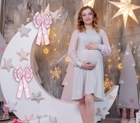 2 Rolls Baby Boy Ribbon, Welcome Baby It's a Boy Blue Wired Ribbons, Bear Baby Print, 2.55" Wide 5 Yards Each Roll for Baby Shower Decorations,Newborn Gift Wrapping, Birth Announcement Party Supplies in Kuwait