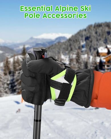 حزام عمود التزلج لأعمدة LEKI Trigger S ProG وTrigger S SL وTrigger 3D ProG وTrigger 3D SL - ملحق تزلج ممتاز للحصول على أقصى أداء وراحة in Kuwait