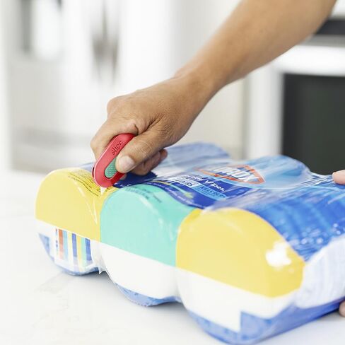 قطاعة مربعات صغيرة | التراجع اليدوي | قاطعة صندوق سيراميك آمنة تدوم 11 مرة أطول من المعدن | فتاحة العلب | 1 عبوة | الألفية الرمادية in Kuwait