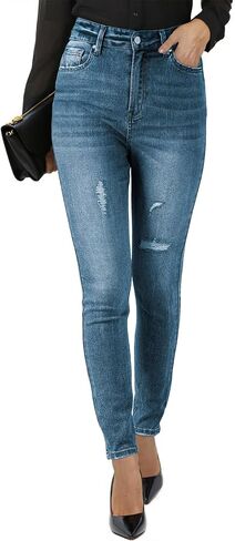 Dokotoo Jeans for Women High Waisted Fsahion Trendy Denim Pants 2024 Slim Pants Jean in Saudi Arabia