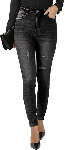Dokotoo Jeans for Women High Waisted Fsahion Trendy Denim Pants 2024 Slim Pants Jean in Saudi Arabia