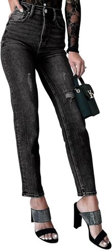 Dokotoo Jeans for Women High Waisted Fsahion Trendy Denim Pants 2024 Slim Pants Jean in Saudi Arabia