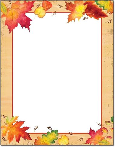 Autumnal Letterhead Laser & Inkjet Printer Paper (100 Sheets) in Saudi Arabia