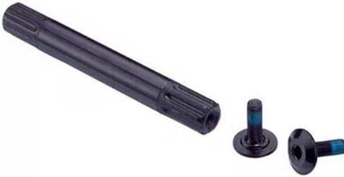 Cranks Parts BMX Crank axle CrMo 19mm 8T 150mm Long incl. 2 axle Bolts 8 Spline Spindle & Bolts for 19mm Bottom Bracket Black in Kuwait