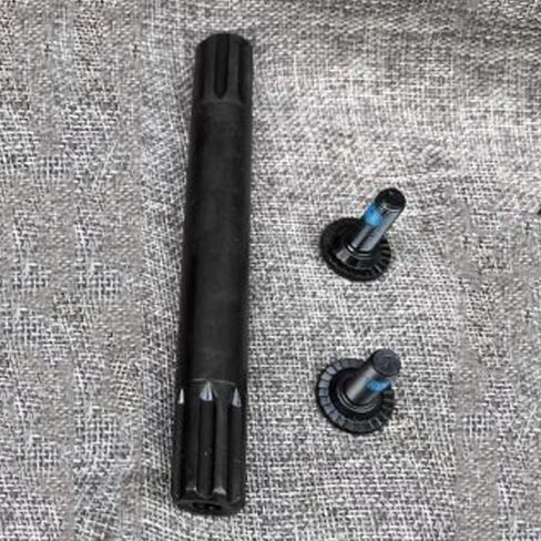 Cranks Parts BMX Crank axle CrMo 19mm 8T 150mm Long incl. 2 axle Bolts 8 Spline Spindle & Bolts for 19mm Bottom Bracket Black in Kuwait