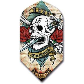 US Darts 3 Sets (9 Flights) Alchemy Damned Slim Dart Flights