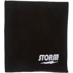 Storm Bowling Shammy Bowling Ball Cleaning Pad Black, 8"x8"x1"