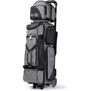 KAZE SPORTS 3 Ball Bowling Roller + 1 Ball Color Matching Add On Tote