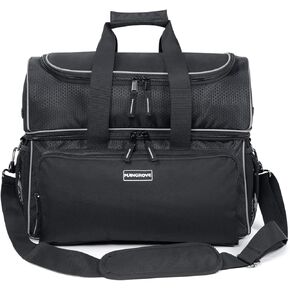 Mangrove Bowling Ball Bag 2 Ball Bowling Bag - 2022 Two Ball Bowling Bags with Double Ball Holder - Fits Bowling Shoes Up to Mens Size 16 and Accessories