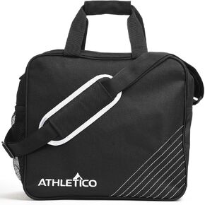 Athletico Essential Bowling Bag - Single Ball Bowling Tote Bag With Padded Bowling Ball Holder
