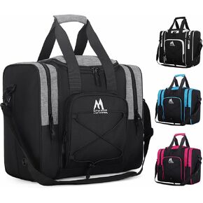 Bowling bags Bowling Ball Bag for Single Ball - Bowling Ball Tote Bowling Bag with Padded Ball Holder - Fits Bowling Shoes Up to Mens Size 14 Accessories.