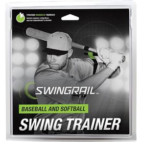 SWINGRAIL Baseball/Softball Swing Trainer Aid - Equipment for Batting and Hitting
