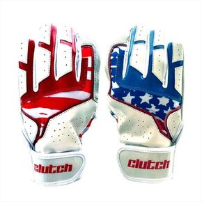 Clutch Sports Apparel Pro Series Stealth Black Baseball and Softball Batting Gloves