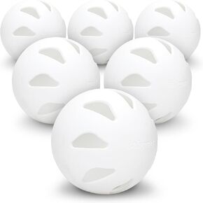 GoSports LotBall AIR Plastic Baseballs - 6 Pack