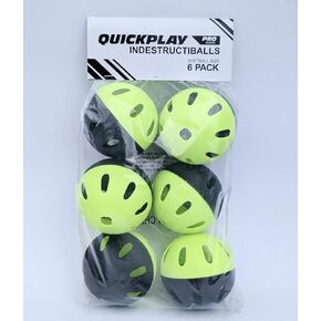 QUICKPLAY Baseball & Softball Indestructiballs | Heavy-Duty Training Balls | Long Lasting Limited Flight High Impact Balls | Ultra-Durable Training Balls