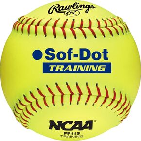 Rawlings | NCAA Soft Poly-Core Fastpitch Training Softballs | 11" & 12" Options | 12 Count