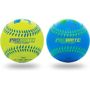 Franklin Sports - Pro Brite - Neon Rubber Teeball - MLB - Youth Tball - Baseball + Softball - Indoor & Outdoor Use