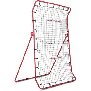 Rukket 4x7 Pitch Back Baseball/Softball Rebounder PRO, Pitching and Throwing Practice Partner, Adjustable Angle Pitchback Trainer