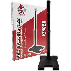 Rotor System USA Professional Baseball Tee - Heavy Duty Adjustable Baseball & Softball Batting Tee with Flex Top, Anti-Slip Design for Kids and Adults, Perfect for Travel & All Surfaces