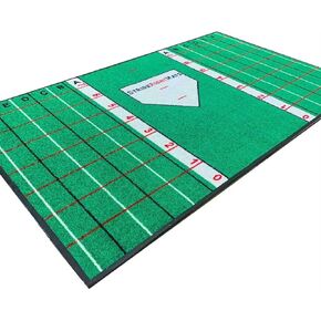 Baseball Softball Hitting Batting Mat | Dual Purpose Instructional Setup, Stance, Stride & Swing Training & Batting Mat | Youth Batter | Stride Right Mats