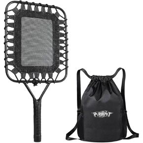 Baseball Racket for Fly Balls,15 Oz Baseball/Softball Fungo Racket Bat for Coaches and Parents to Help Players Practice Hitting Grounders,Fly Ball and Fielding Skills| with Large Shoulderbag