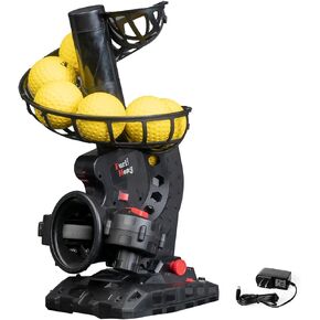 Furlihong Upgraded Electronic Baseball Pitching Machine, Adjustable Angles & Speed, AC Adapter or Battery Powered, Comes with 8 Dimpled Balls, for Batting and Fielding Practice of Low Level