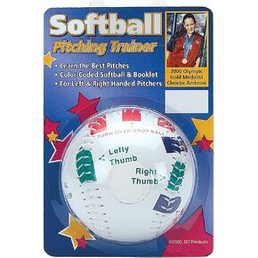 Markwort Christie Ambrose's Softball Pitching Trainer, 11-Inch,White
