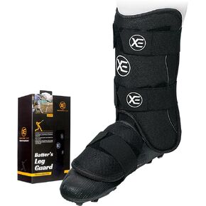 Baseball Leg Guard - Batter's Leg Guard with Adjustable Straps for Youth and Adult