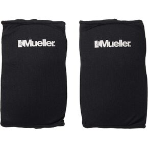 Mueller Sports Medicine Multi-Sport Knee Pads, For Men and Women, Black, One Size Fits Most, 1 Pair