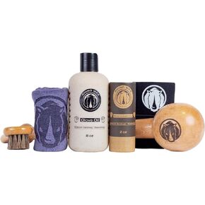 Baseball Glove Ultimate Break-In Kit - Includes Baseball Glove Oil, Baseball Glove Conditioner, Glove Mallet, Glove Wrap, Brush, and Microfiber Cloth - This is How to Break in a Glove Fast