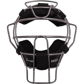 Champion Sports Lightweight Umpire Face Mask, Silver