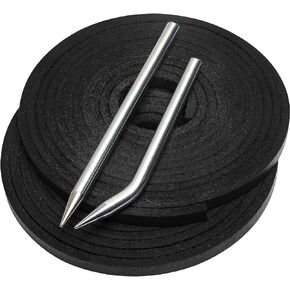 Yeesio Softball Baseball Glove Lace, Mitt Lace Repair Kit Includes 2 Leather Laces and Lacing Needle for Catcher's Glove