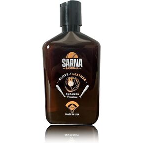 Glove Leather Cleaner - Use on Baseball Gloves, Softball Gloves, and Other Leather Sports Equipment (8.0 oz) - Made in USA!