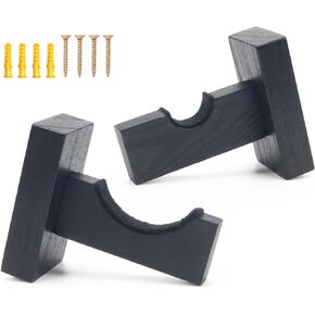 Boyistar Baseball Bat Wall Mount Set, Display Rack for Baseball Bat Hanger Holder with Hidden Screws, Soft Liner, Clean Cloth for Baseball Softball Bat Display Case Rack Brackets