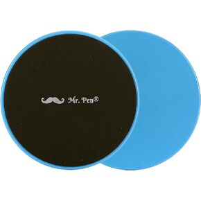 Mr. Pen- Core Sliders for Working Out, 2 Pack, Dual Sided, Workout Sliders Disc, Exercise Sliders Fitness Discs, Strength Slides, Fitness Sliders, Floor Sliders for Workout