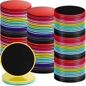 Jenaai Core Sliders Bulk Exercise Glider Discs Gifts for Group Training Classes Fitness Slider for Workout Dual Sided AB Pads for HIIT for Gym Carpet Hardwood Floor