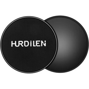 Hurdilen Core Slides، أقراص تمرين منزلقة مزدوجة الجوانب للاستخدام على السجاد والأرضيات الصلبة، جهاز لياقة بدنية خفيف الوزن ومثالي لتدريب القوة الأساسية للبطن in Kuwait
