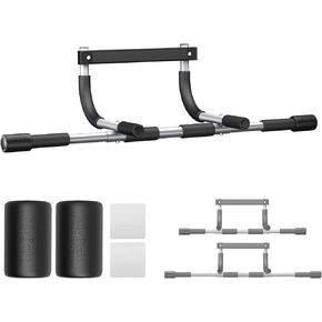 Ally Peaks Pull Up Bar for Doorway,Multiple Levels Width Adjustable Pull Up Bar Accurately Match Wide and Narrow doorframe,Indoor Chin-Up Bar Workout Bar,USA Original Patent