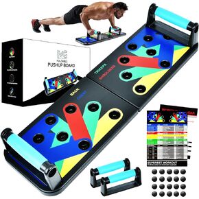 MG Push Up Board for Men & Women, Multi-Function Foldable Pushup Board, Muscle max Push Up Board for Floor, Fitness Strength & Exercise Training Equipment for Home Workout