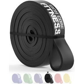 Pull Up Assistance Resistance Bands by Iron Core Fitness- Strength Power Flexibility Training at Home or Gym. Ebooks and Workout Chart Included. in Kuwait