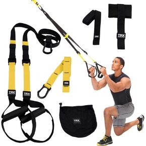 TRX PRO3 Suspension Trainer System, Durable Design for Cross-Training, Weight Training, HIIT Training & Cardio, Includes 3 Anchor Solutions for Indoor & Outdoor Home Gyms