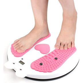 Waist Twister Board for Exercise Waist, Intelligent Magnetic Massage Waist Disc with Counting Display Load Bearing Pressure Rotating Board