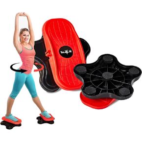 Yes4All Ab Twister Board، جيل جديد من قرص لف الخصر، لوح ملتوي، جهاز ملتوي للتمرينات الهوائية، تمرين تنعيم الجسم بالكامل، خالي من الضوضاء، قطعتان في صندوق