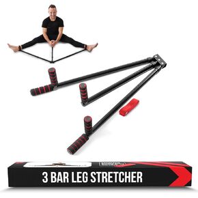 3 Bar Leg Stretcher – Stainless Steel Split Machine MMA Equipment Hamstring Stretcher Device Boosts Range of Motion and Stretching Flexibility – Yoga, Ballet, Dance and Gymnastics Training Equipment